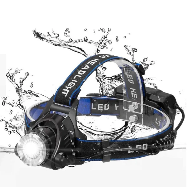 25000LM LED Headlamp Rechargeable Headlight