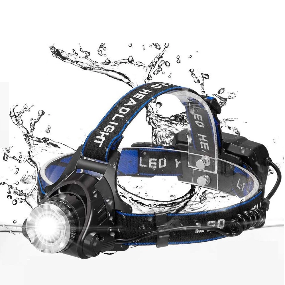 25000LM LED Headlamp Rechargeable Headlight
