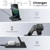 3In1 Wireless Charger Fast Charging Station Dock