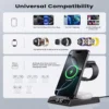 3In1 Wireless Charger Fast Charging Station Dock