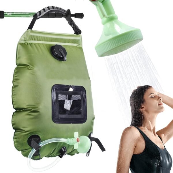 Portable Spacious Outdoor Camping Solar Shower Bag 5 Gallon