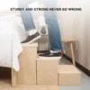 Adjustable Dog Pet Stairs with Storage