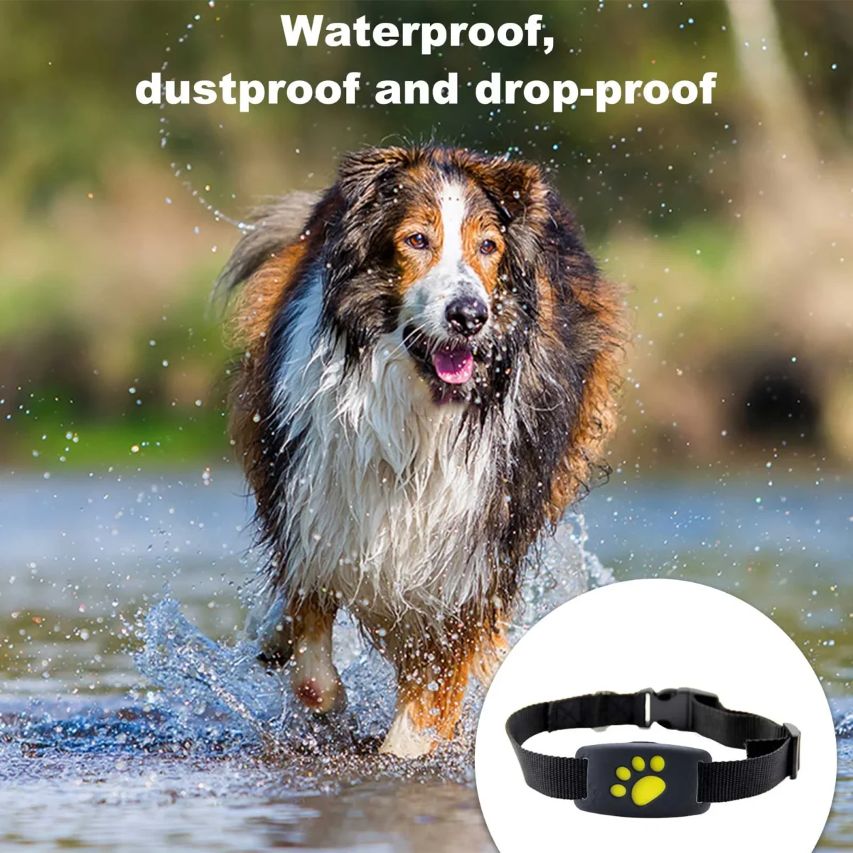 Cat Gps Tracker Collar Pet Location Tracking Device For Dogs