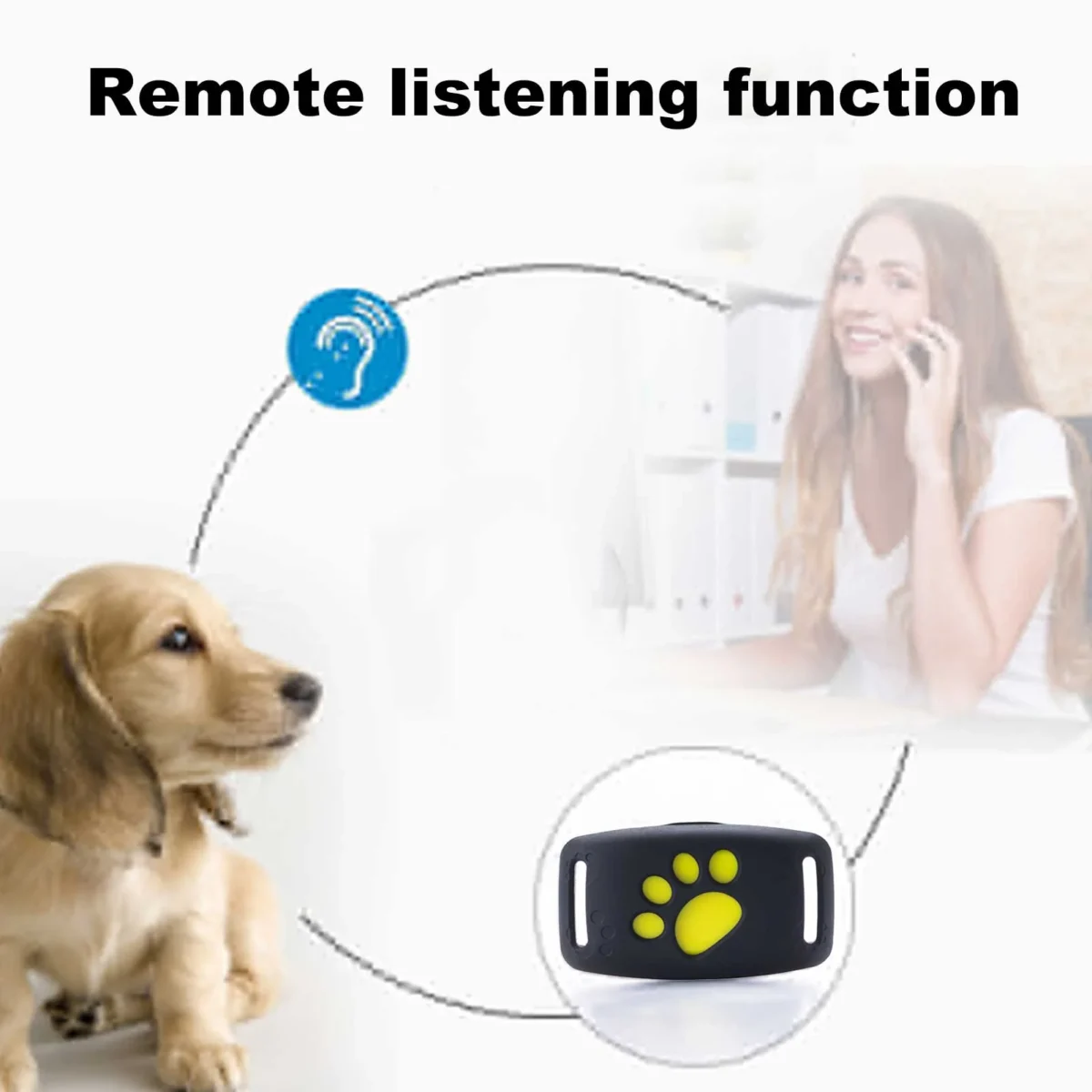 Cat Gps Tracker Collar Pet Location Tracking Device For Dogs