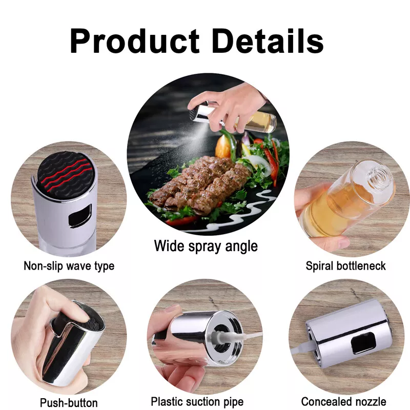 Cooking Oil Sprayer Bottle Stainless Steel