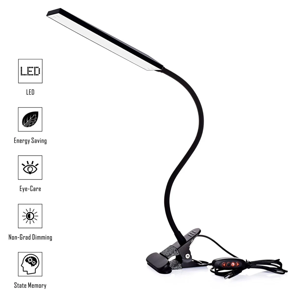 LED Desk Lamp Flexible Reading Light
