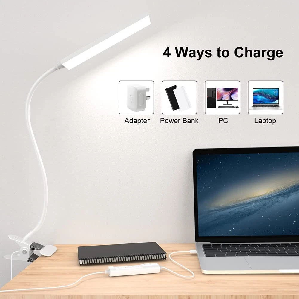 LED Desk Lamp Flexible Reading Light