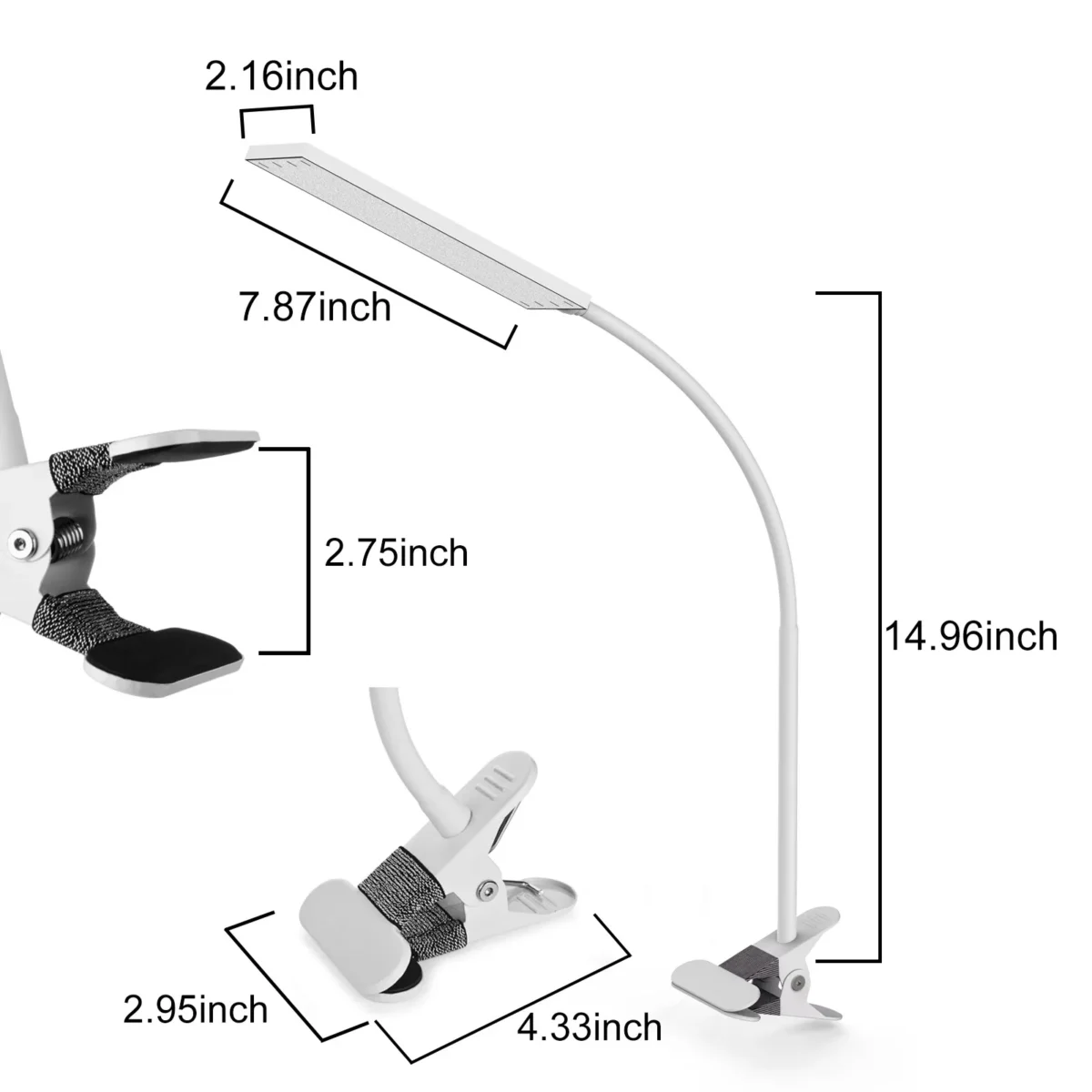 LED Desk Lamp Flexible Reading Light