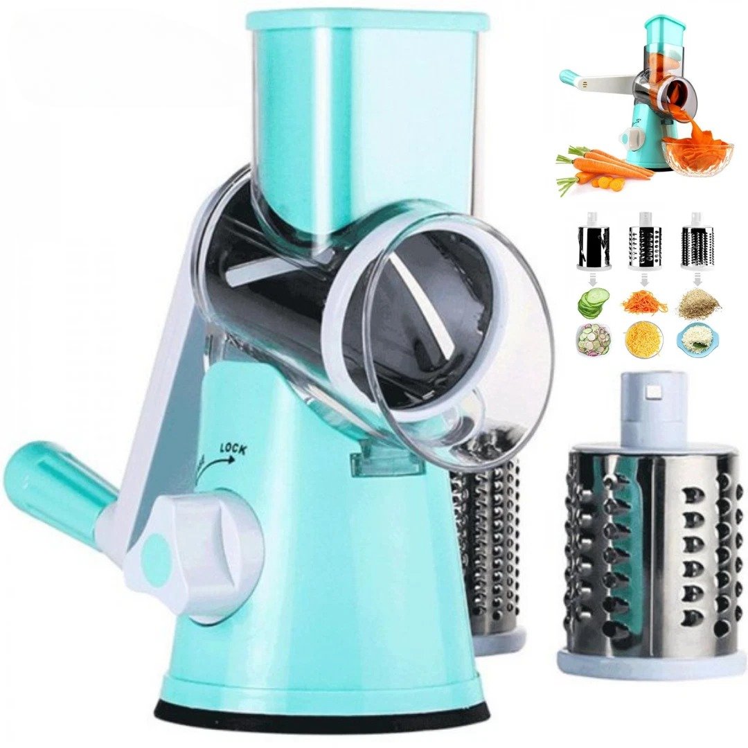 Manual Rotary Cheese Grater with Handle