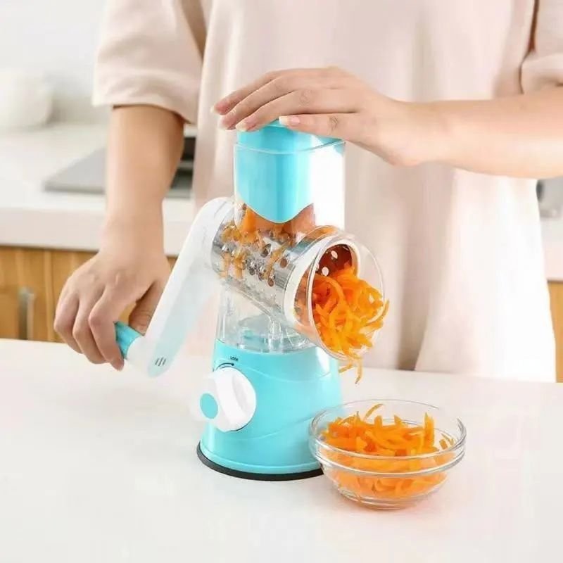 Manual Rotary Cheese Grater with Handle