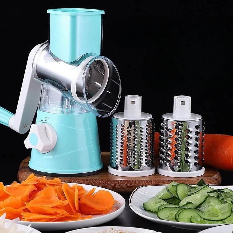 Manual Rotary Cheese Grater with Handle