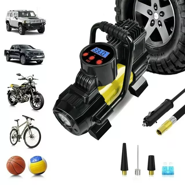 Portable Car Air Compressor With Digital Tire Inflator