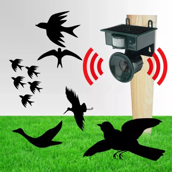 Premium Motion Sensor Bird Repeller & Scarer