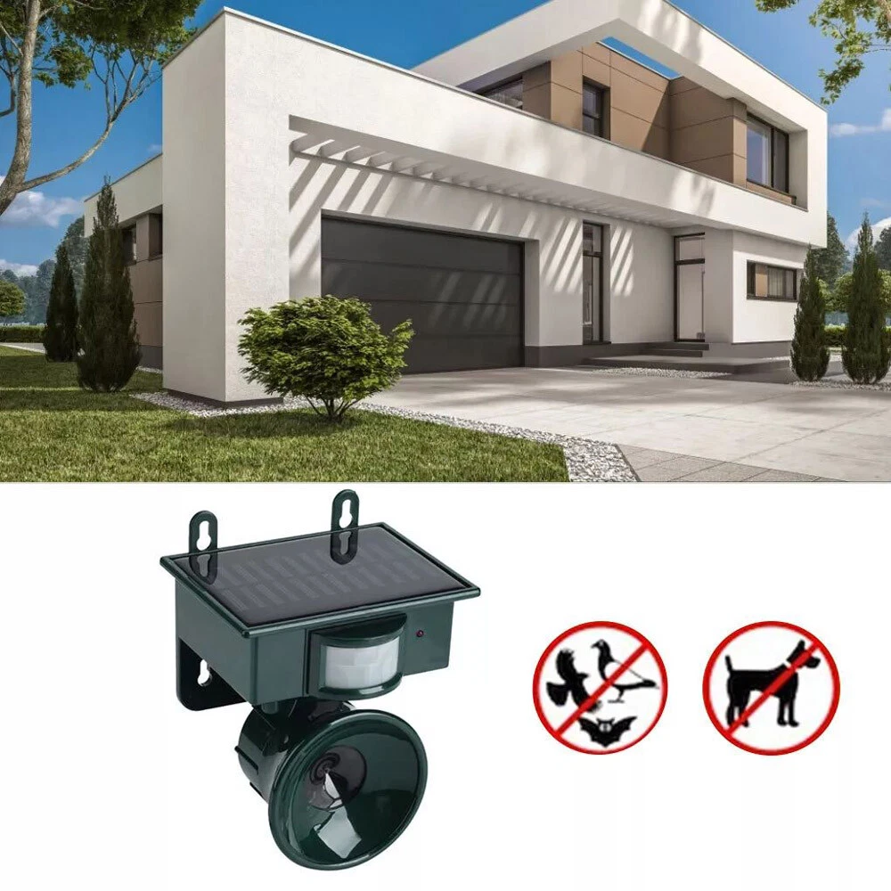 Premium Motion Sensor Bird Repeller & Scarer