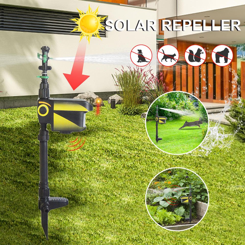 Automatic Motion-Activated Animal Repellent Garden Sprinkler