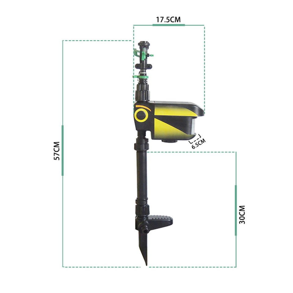 Automatic Motion-Activated Animal Repellent Garden Sprinkler