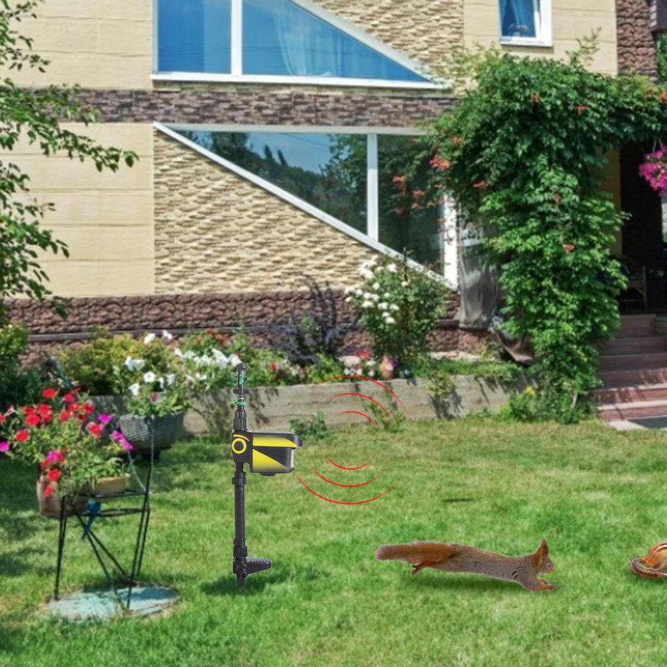 Automatic Motion-Activated Animal Repellent Garden Sprinkler