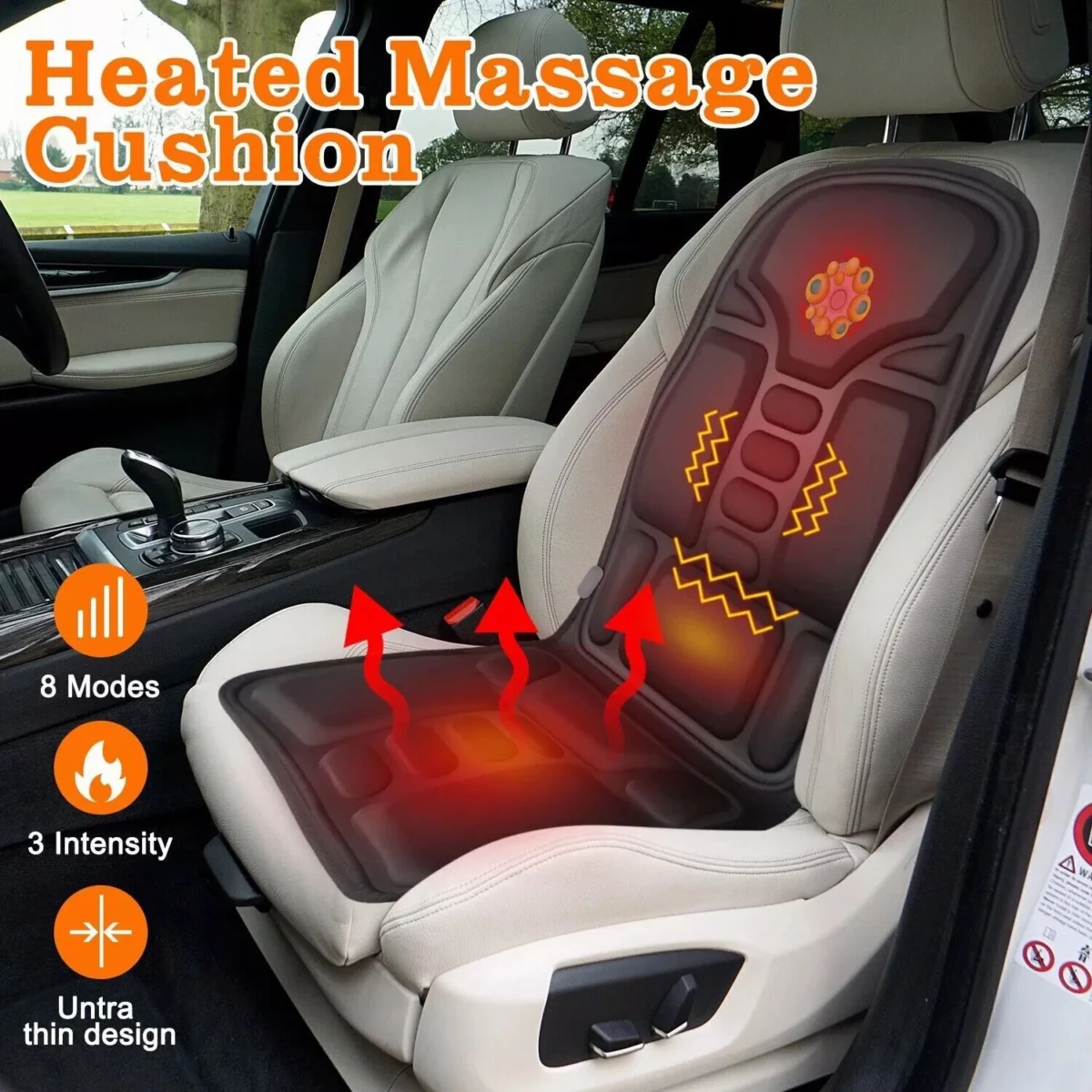 Heated Massager Chair For Home Car Office