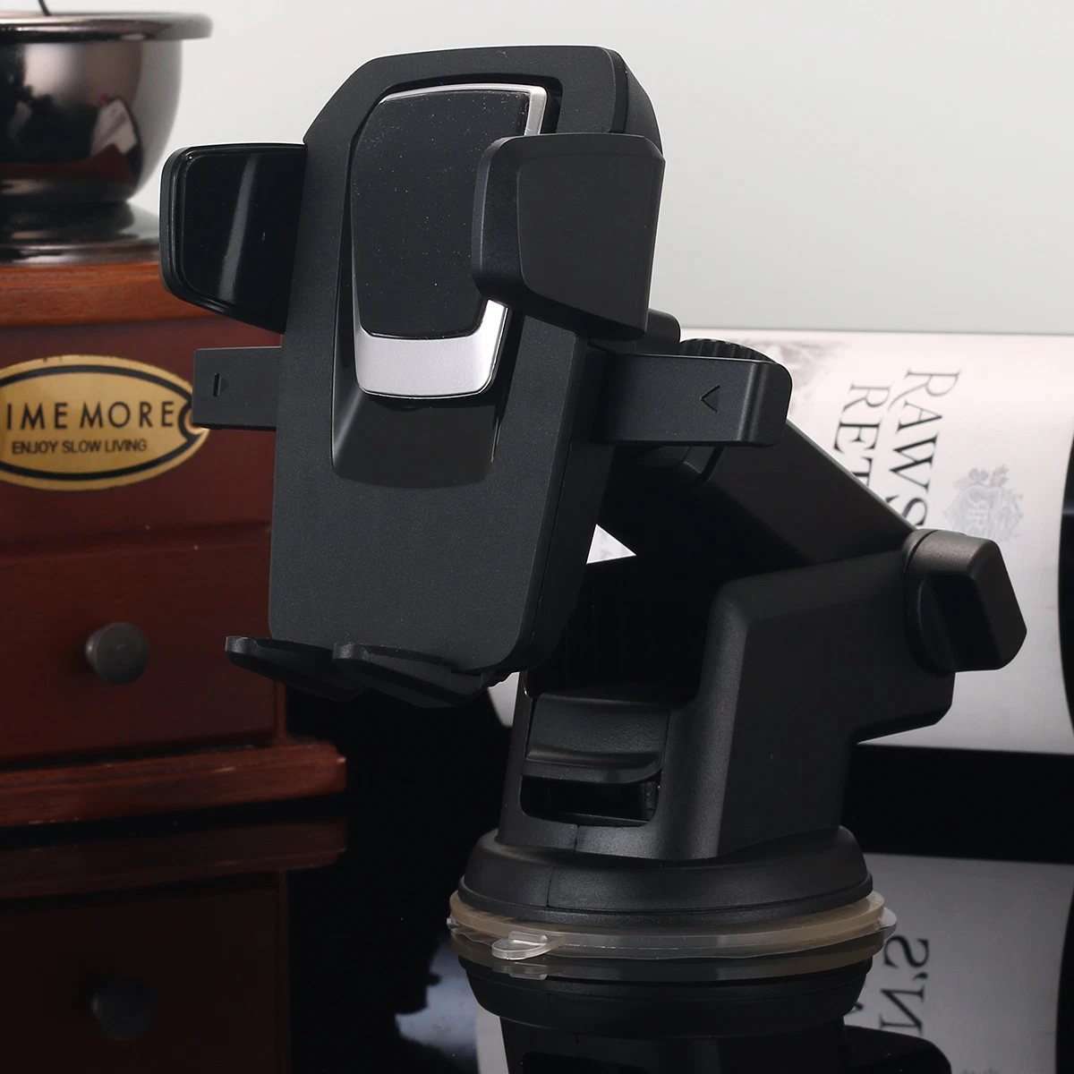 Portable Car Phone Mount for Windshield & Dashboard