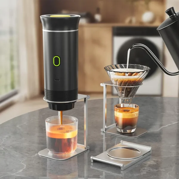 3-in-1 Wireless Electric Portable Espresso Coffee Maker Machine