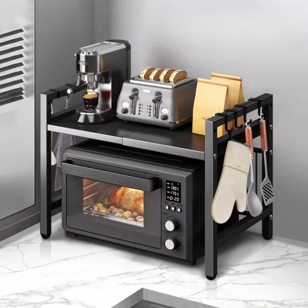Expandable Microwave Shelf Organizer