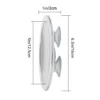 15x Magnifying Makeup Mirror with Suction Cup