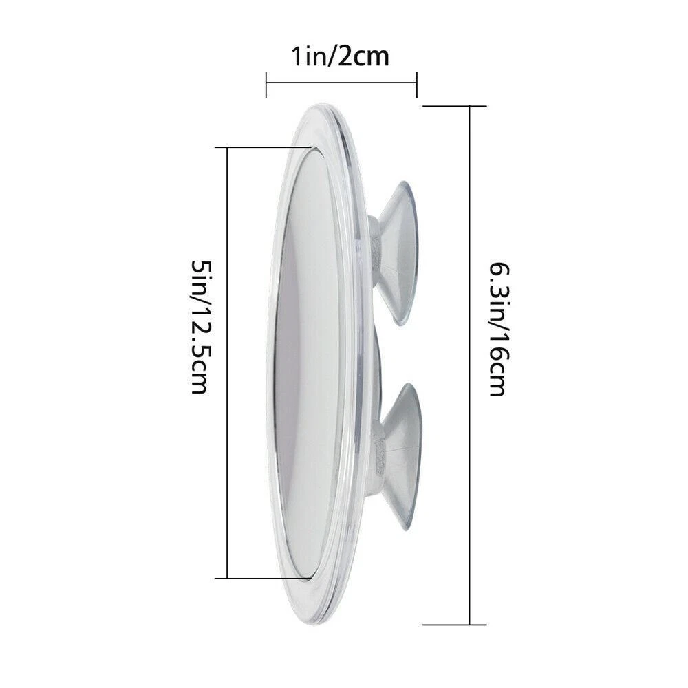 15x Magnifying Makeup Mirror with Suction Cup