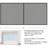 Large Instant Magnetic Garage Opening Screen Door