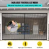 Large Instant Magnetic Garage Opening Screen Door