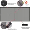 Large Instant Magnetic Garage Opening Screen Door