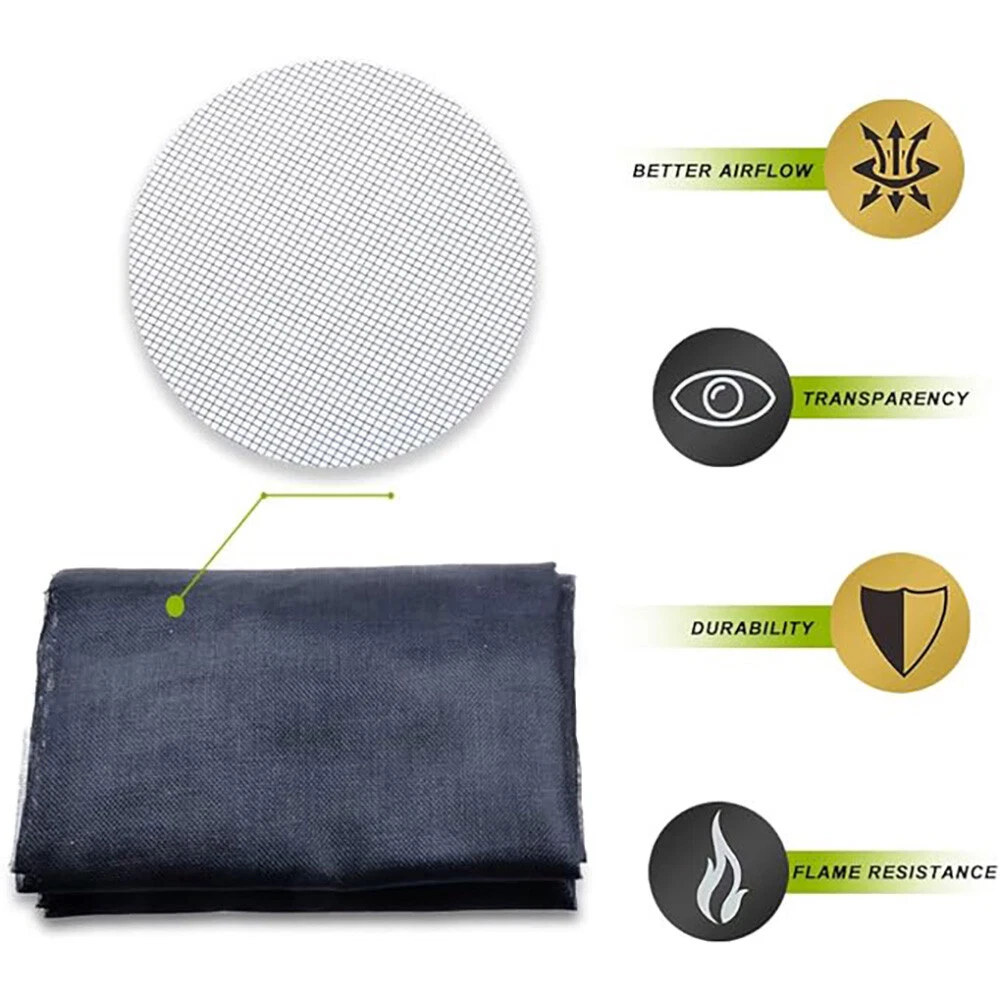 Large Instant Magnetic Garage Opening Screen Door