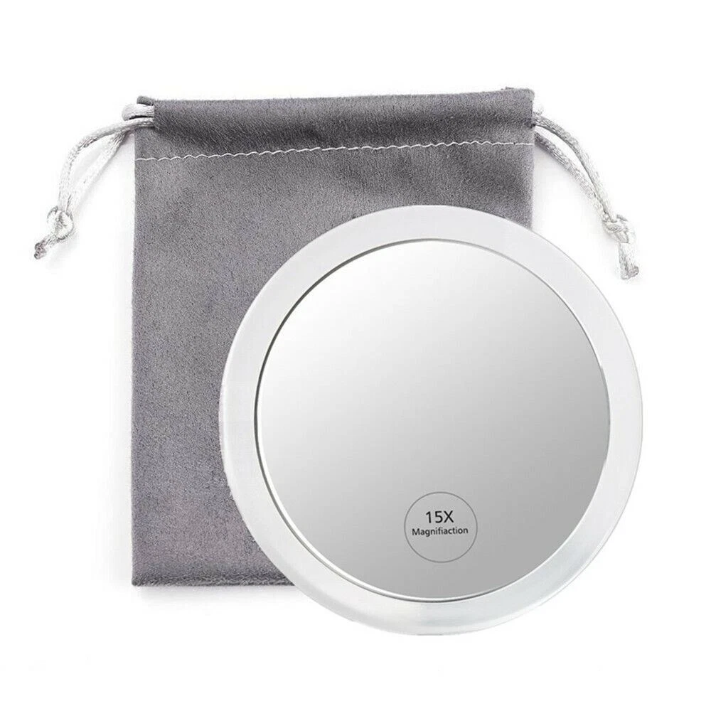 15x Magnifying Makeup Mirror with Suction Cup