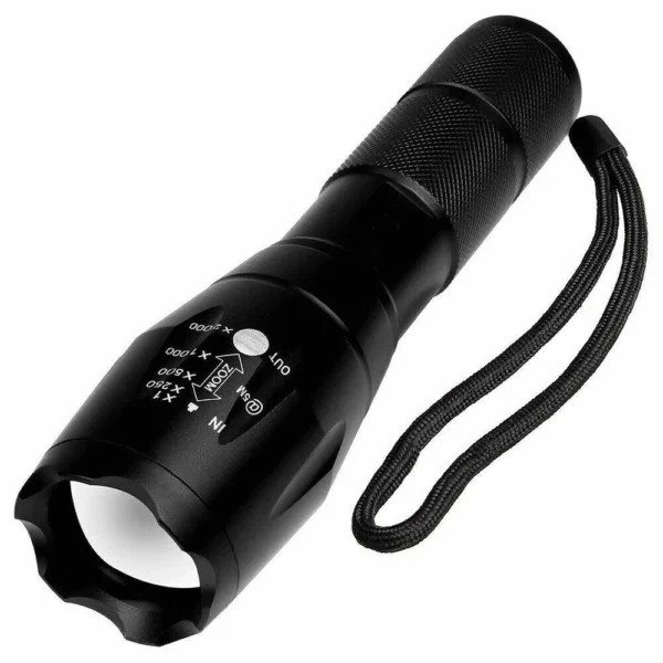 Super Bright LED Tactical Flashlight Rechargeable